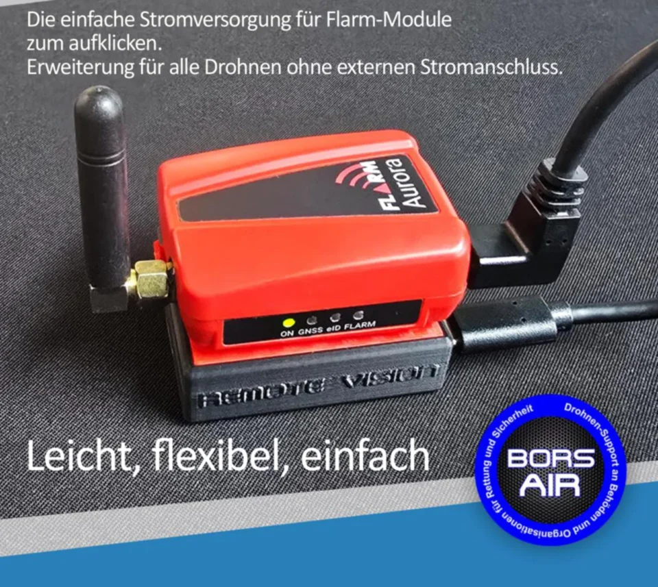 Flarm-Powermodul – Klick-Modul zur Stromversorgung – Ansicht 1